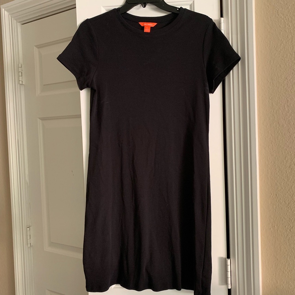 Joe Fresh Black Knit Short Sleeve Body-Con Dress